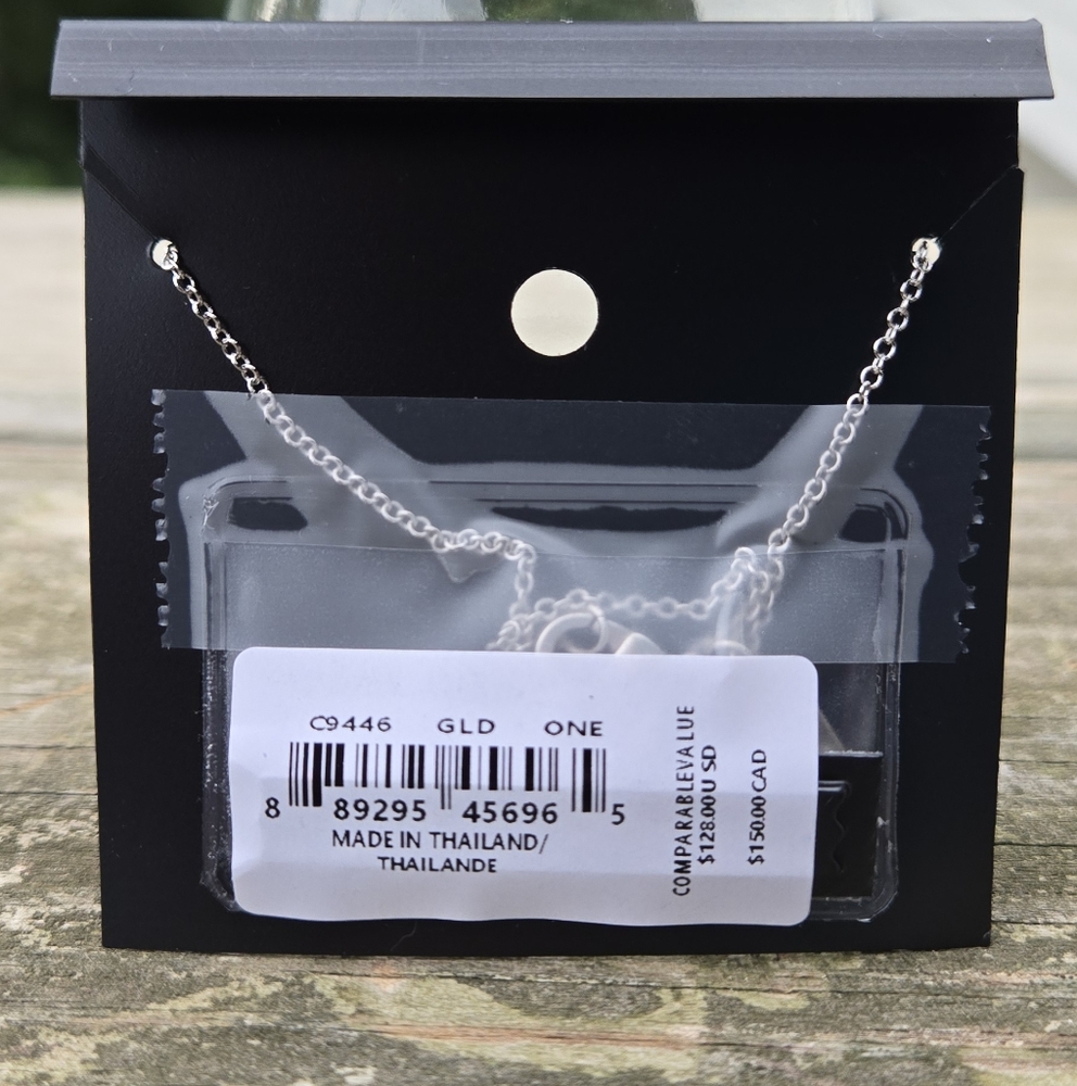 NWT Coach Signature Silver and Pink Necklace - Picture 5 of 5